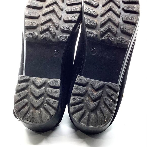 Black Suede Ankle Boots - Picture 6 of 6